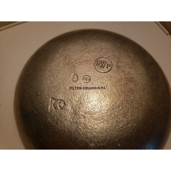 Vintage WILTON COLUMBIA RWP Pewter Porringer No. 105 w/ One Ornate Handle 5-3/4" - Picture 6 of 7